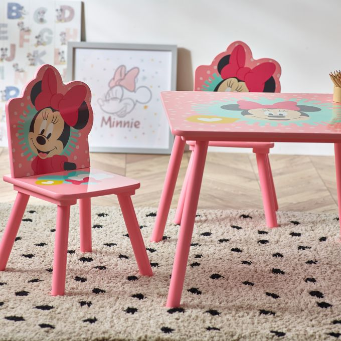Minnie Mouse bord og stoler version 3