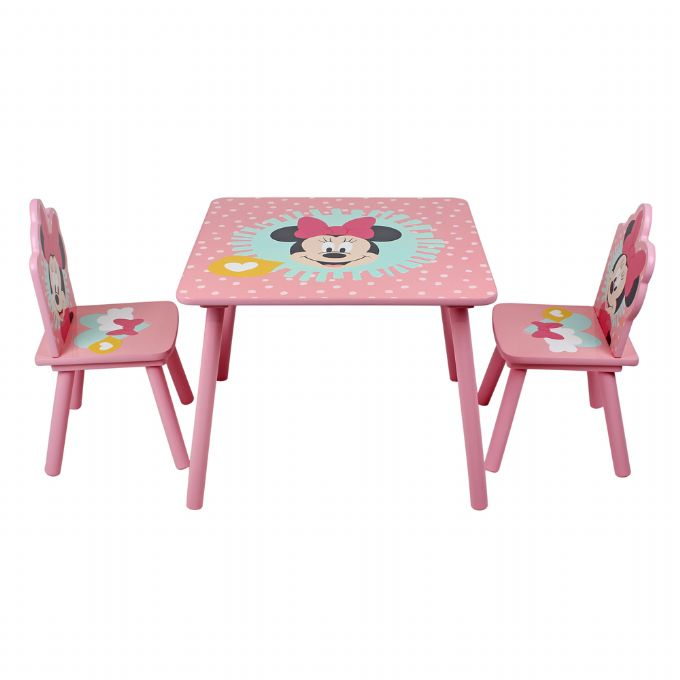 Minnie Mouse bord og stoler version 6