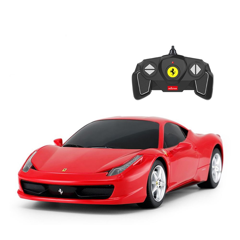 Rastar R/C 1:18 Ferrari 458 Italia Rød