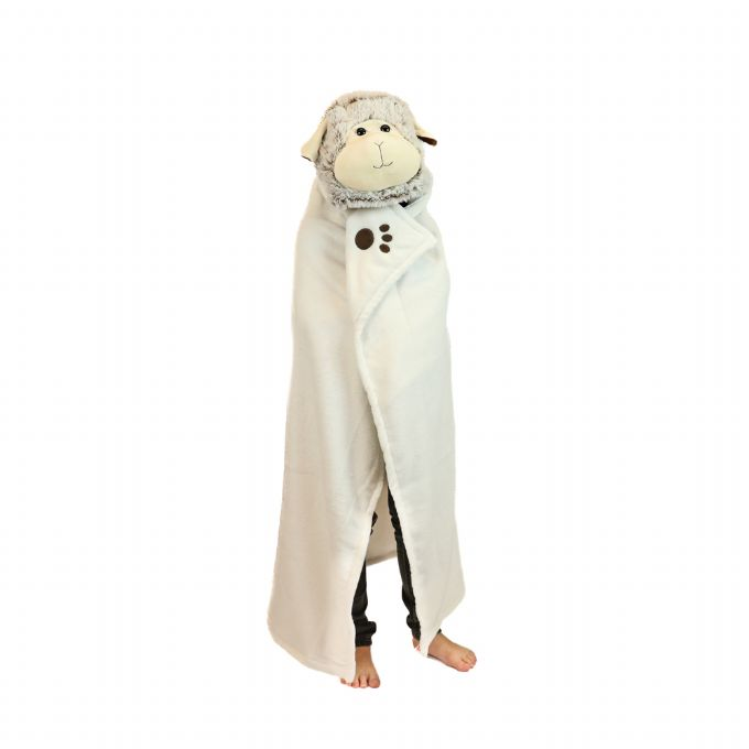 Blanket with hood, sheep version 1