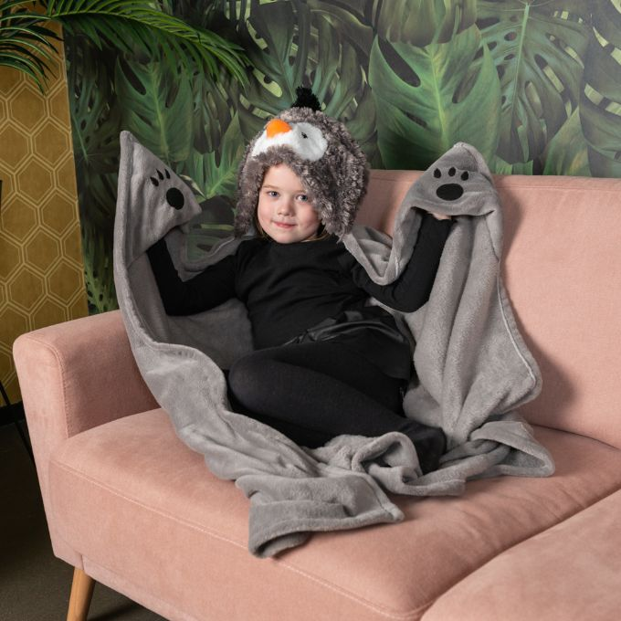 Blanket with hood, penguin version 3