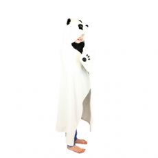 Blanket with hood, panda