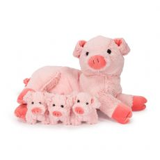 Suggmamma med tre smgrisar