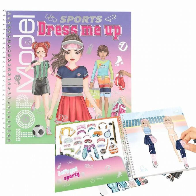 TOPModel Dress Me Up Stickerbog Sport version 2