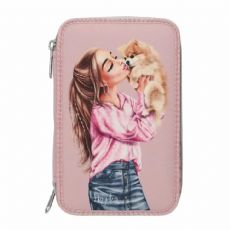 Penalhus Dots 2 rum rosa