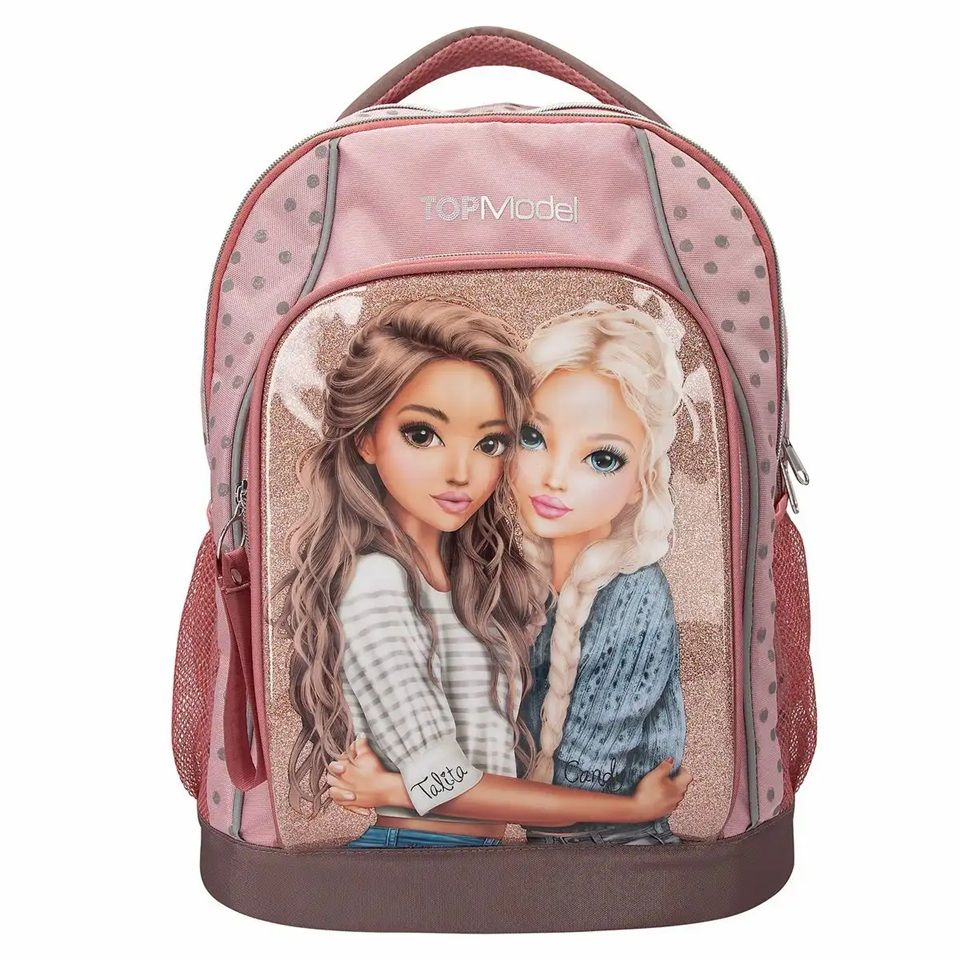 Koulureppu Dots rosa TOPModel koulureput ja laukut 14009