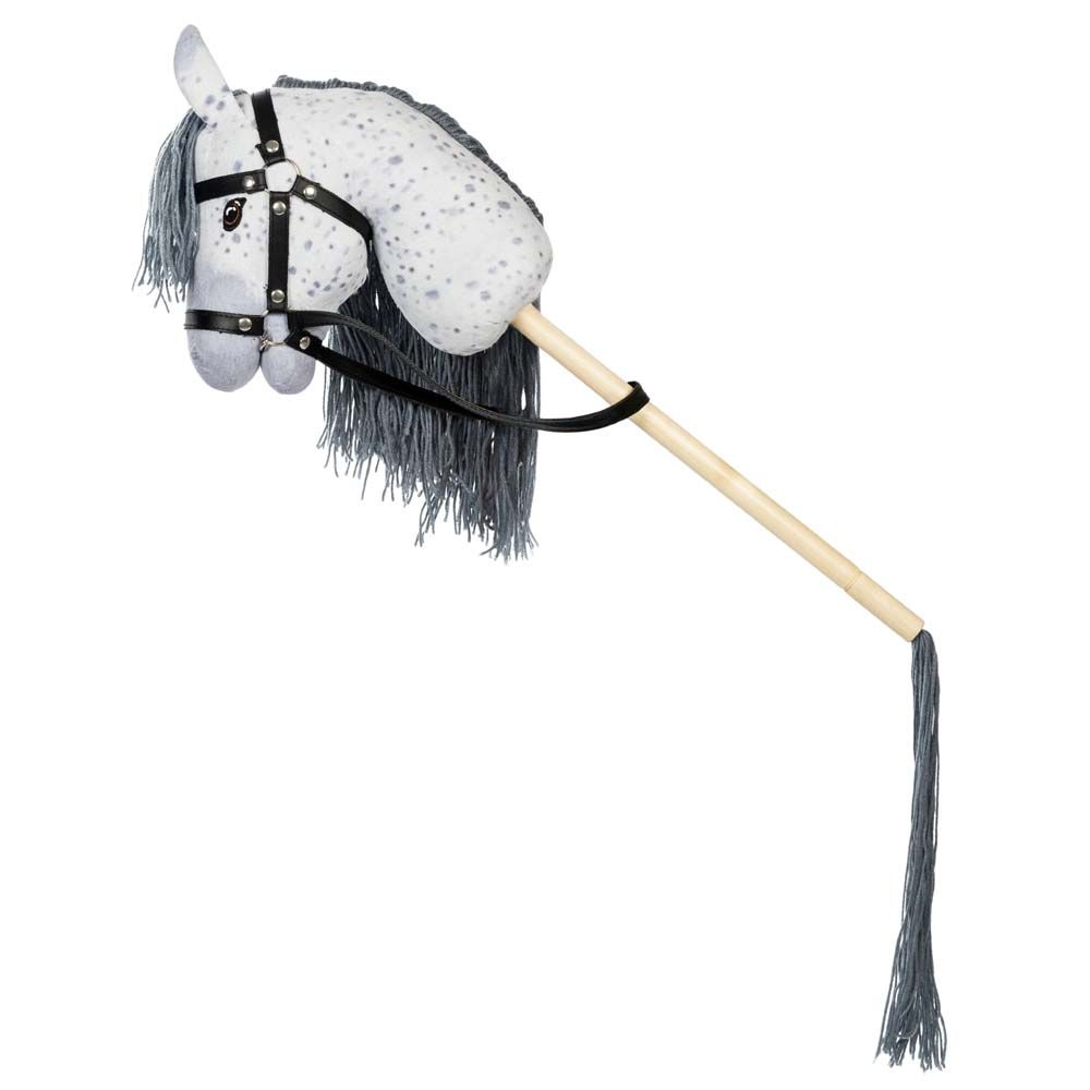 Keppihevonen Star avonainen suu, harmaa Hobby Horse Pehmolelu 84450