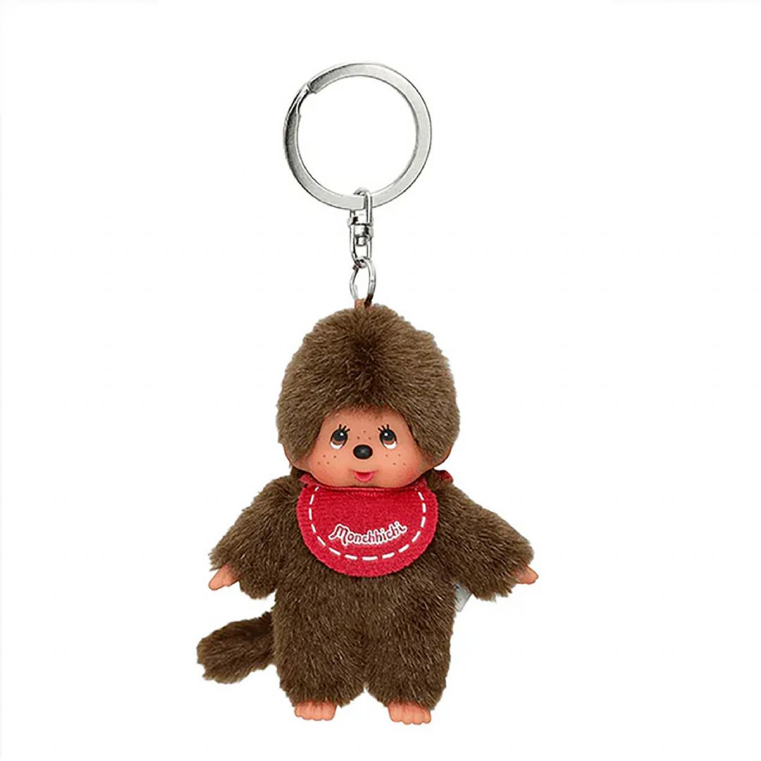 Monchhichi nøglering dreng rød
