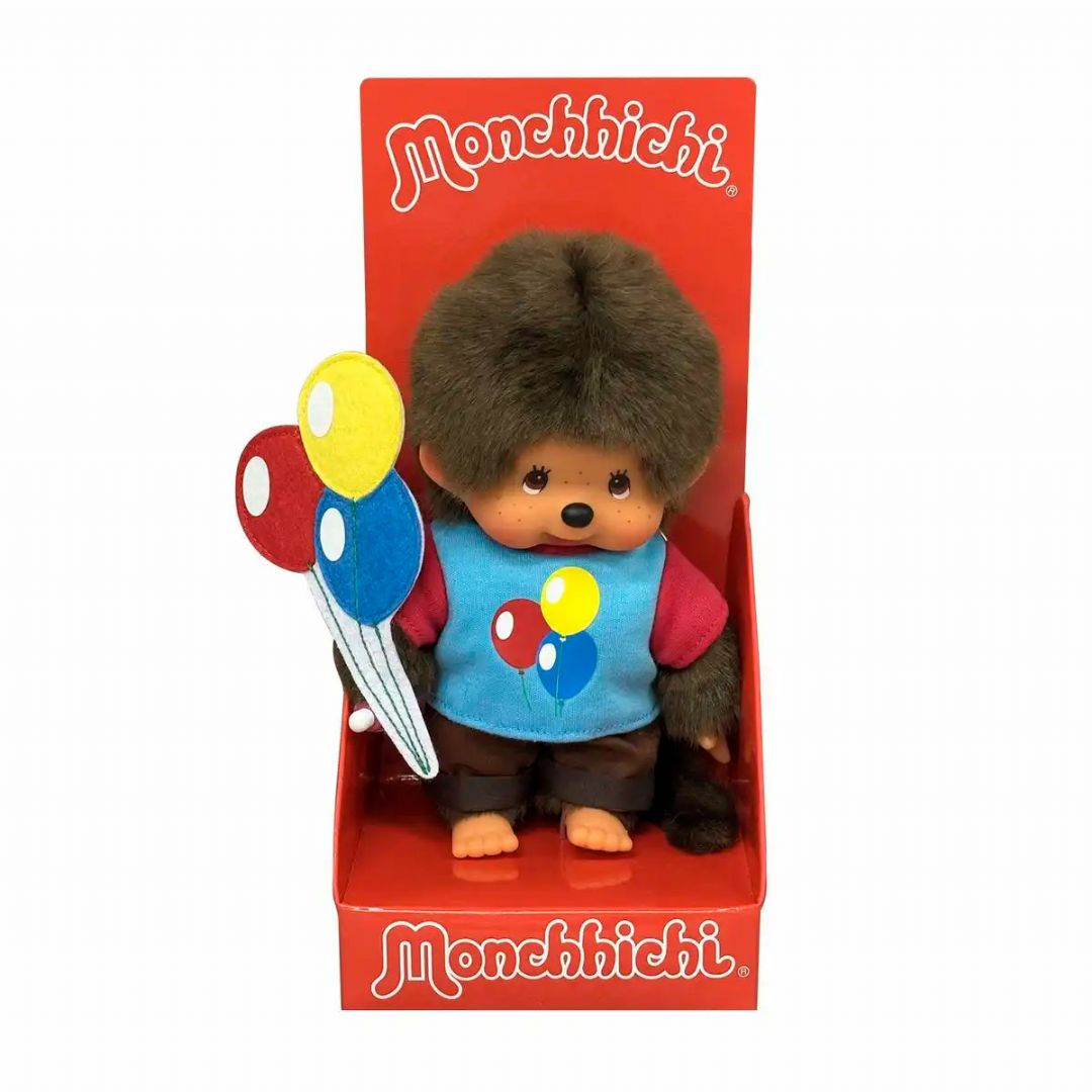 Monchhichi ballon dreng 20 cm