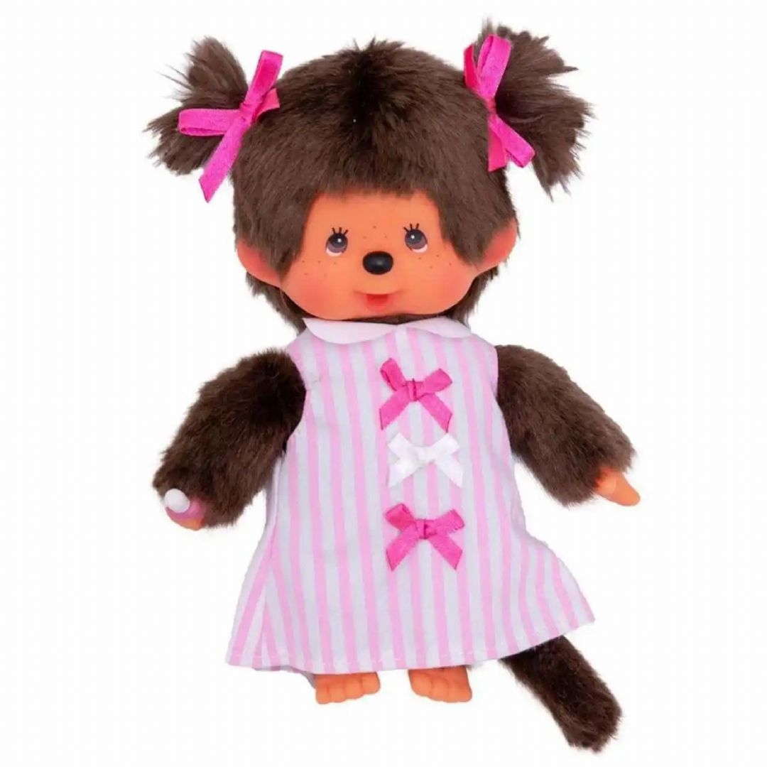 Monchhichi Dukke pink bånd kjolePige 20