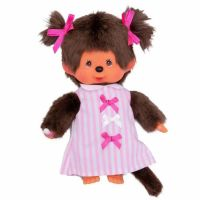 Monchhichi Dukke pink bånd kjolePige 20