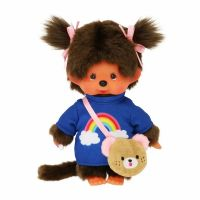 Monchhichi Kawai pige m. bjørnetaske, 20