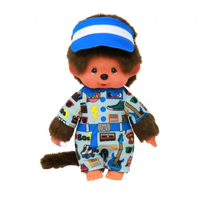 Monchhichi Dreng i 80er-kostume, 20 cm