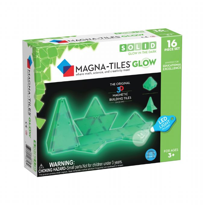 Magna-Tiles Glow Set 16 delar version 2