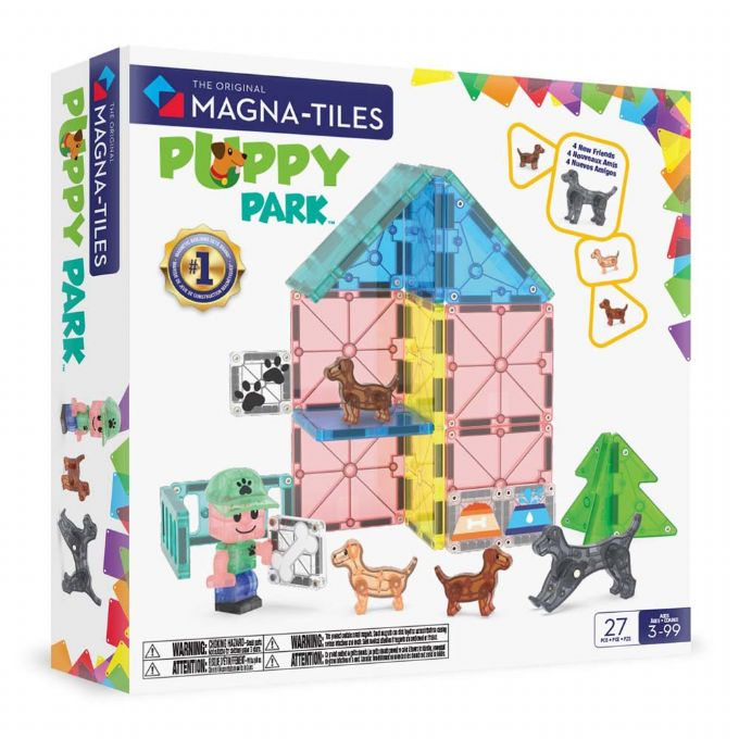 Magna Tiles Hundedagpleje 27 dele version 2