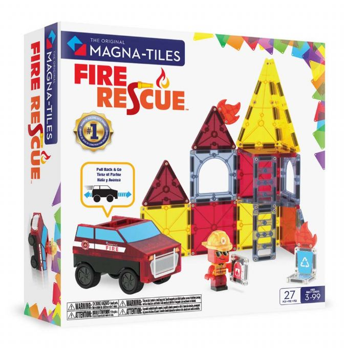 Magna Tiles Brandstation 27 dele version 2