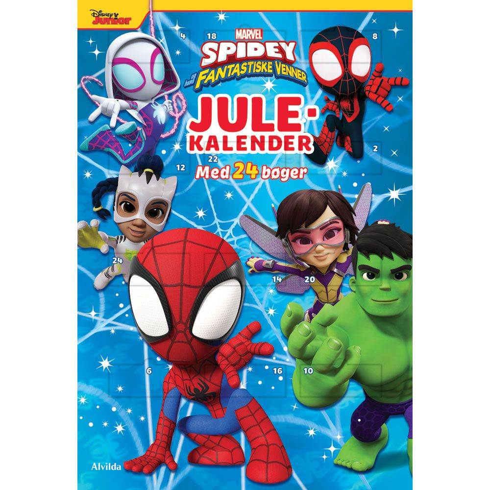 Spidey Julekalender - 24 Historiebøger