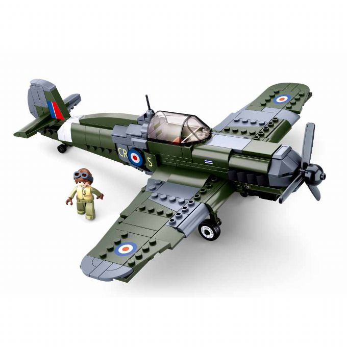 WWII - Spitfire Fighter Aircraft 290 parts version 3