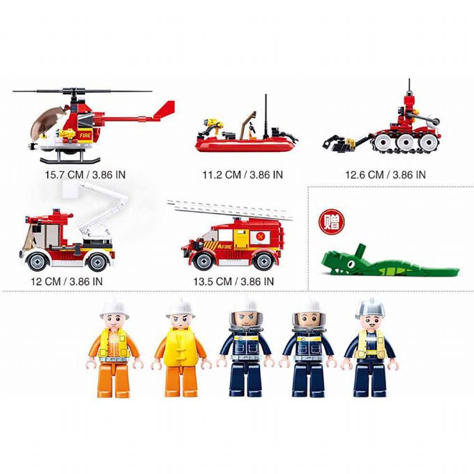 Feuerwehr-Set 490 Teile version 5