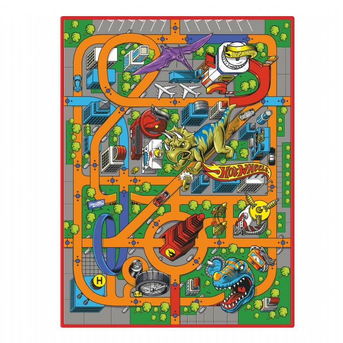 Hot Wheels Legetæppe inkl bil 87,5x118cm version 3