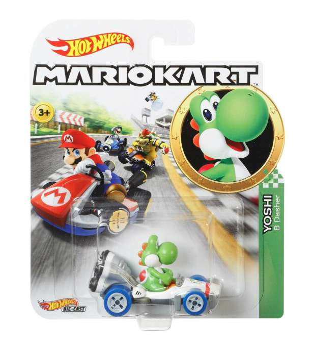 Hot Wheels Mario Kart Yoshi B-Dasher version 2