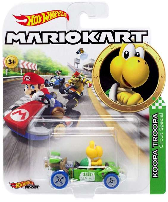 Hot Wheels Mariokart Koopa Troopa version 1