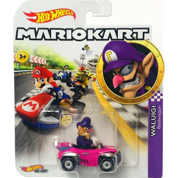 Hot Wheels Mario Kart Waluigi 1:64 version 1