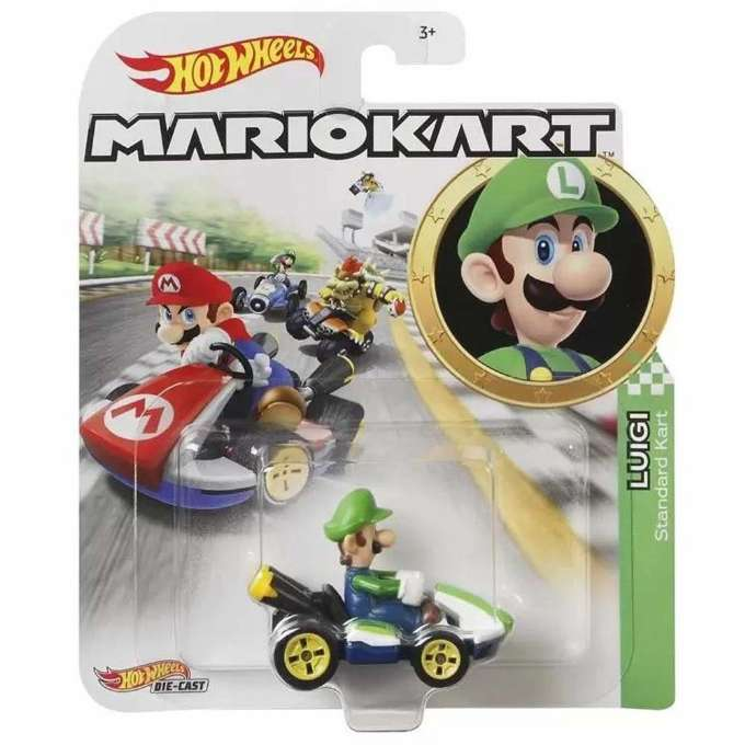 Hot Wheels Mario Kart Luigi 1:64 version 2