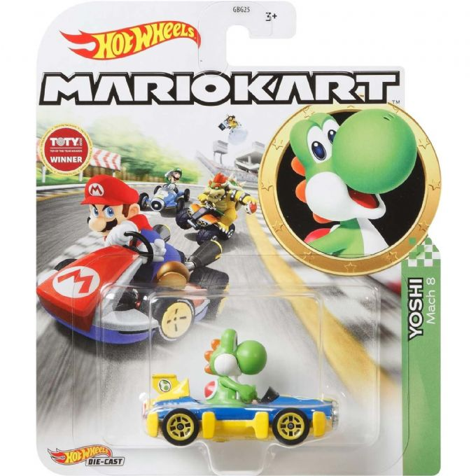 Hot Wheels Mario Kart Yoshi version 2