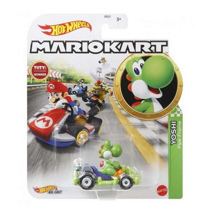 Hot Wheels Mario Kart Yoshi version 2