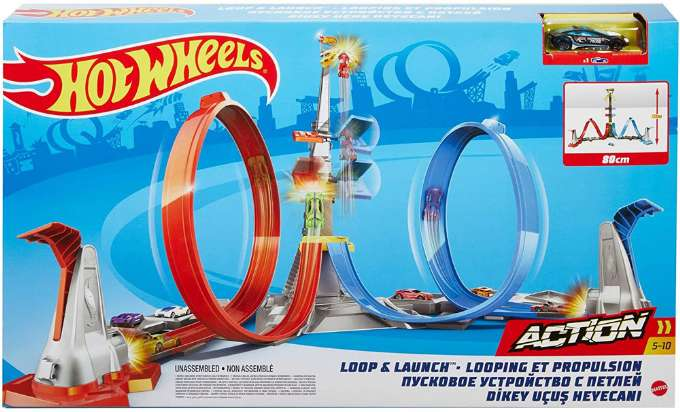 Hot Wheels Loop & Launch Track Set version 2