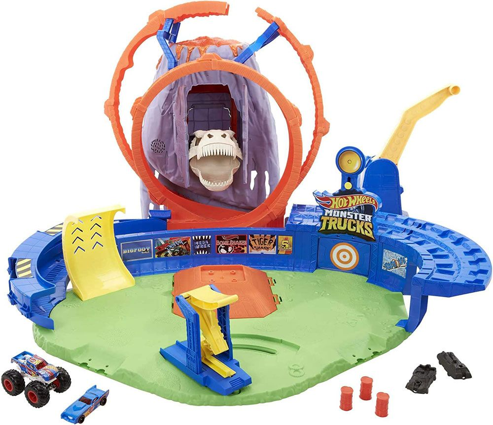 Hot Wheels Monster Trucks T-Rex Arena Hot wheels monster truck bilbaner GYL14