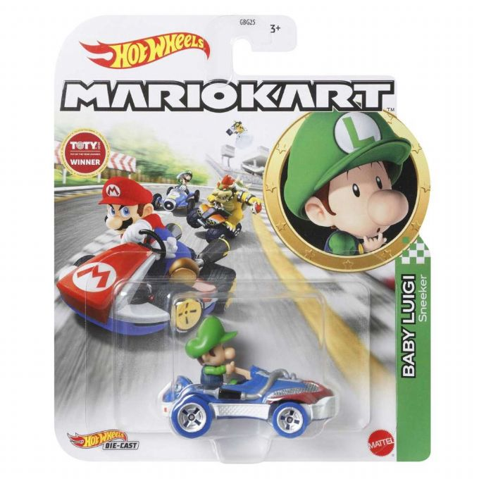 Hot Wheels Mario Kart Baby Luigi 1:64 version 2