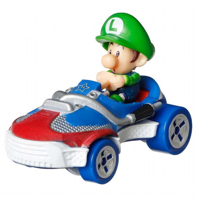 Hot Wheels Mario Kart Baby Luigi 1:64 version 1