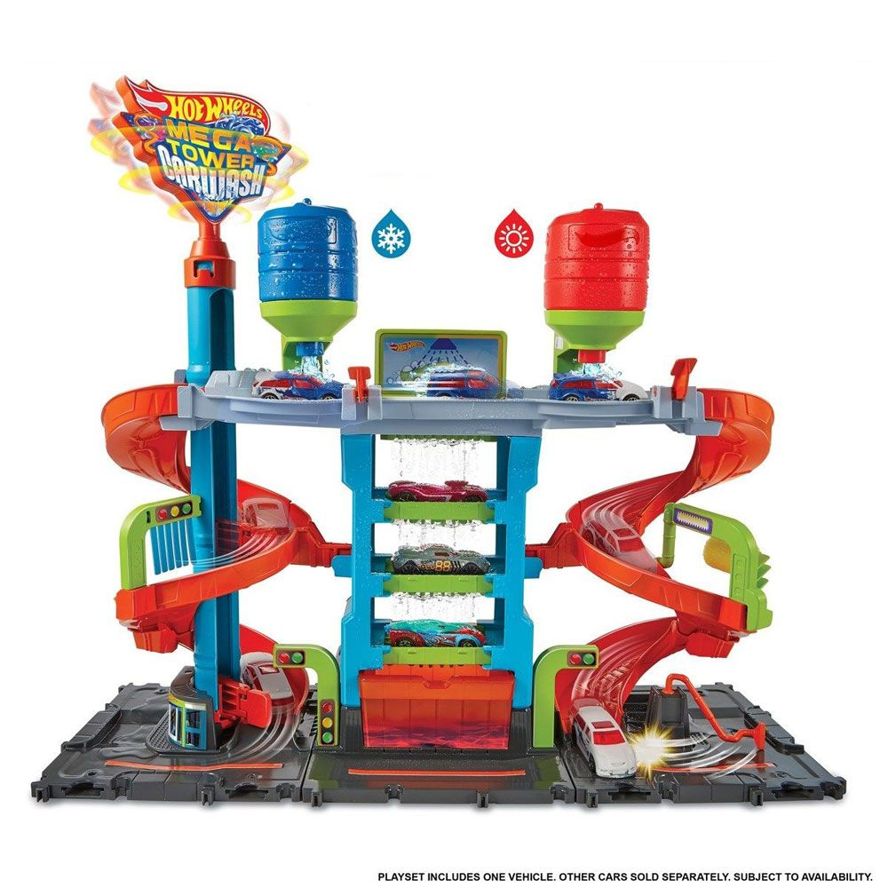 Hot Wheels City Mega Tower Car Wash