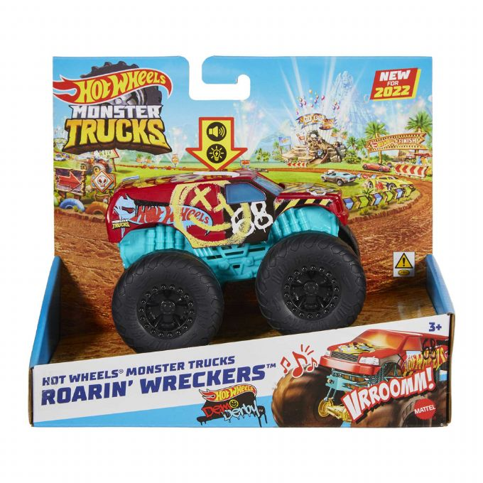 Hot Wheels Monster Truck Roarin Wtrecker version 2