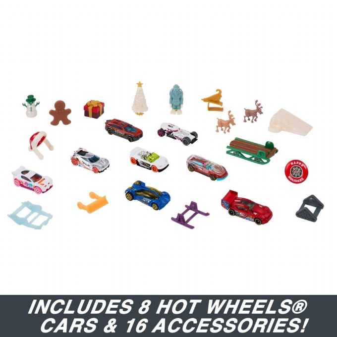 Hot Wheelsin joulukalenteri 2023 version 3