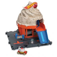 Hot Wheels City Ice Cream Shop Playset