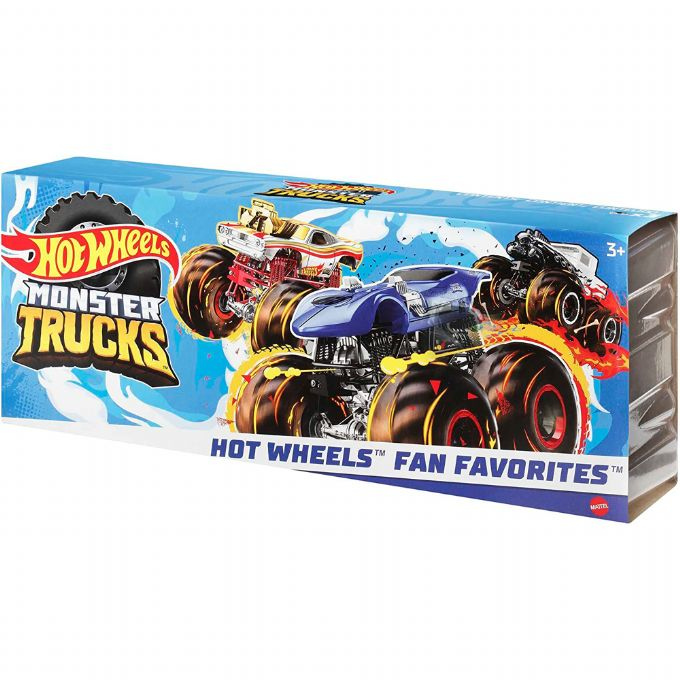 Hot Wheels Monster Trucks 3-pakning version 1