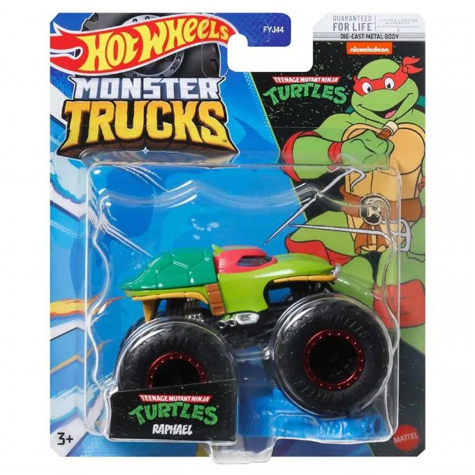 Hot Wheels Monster Trucks Turtles Raphae version 1