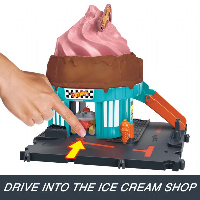 Hot Wheels Downtown Ice Cream Swirl version 3