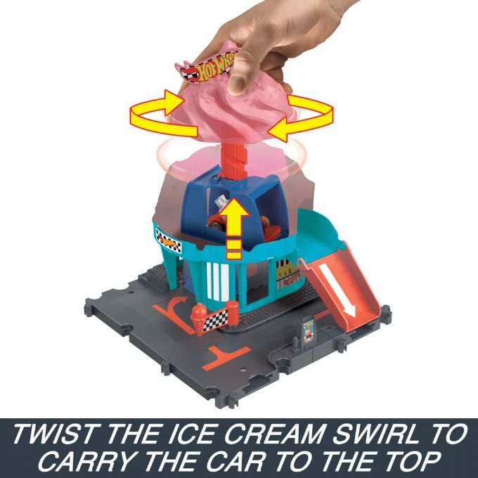 Hot Wheels Downtown Ice Cream Swirl version 4