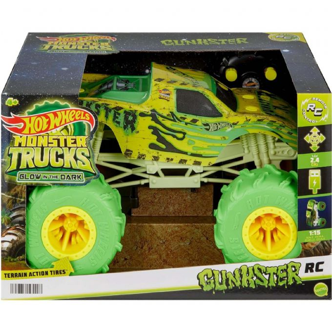 Hot Wheels Monster Trucks Gunkster RC version 2