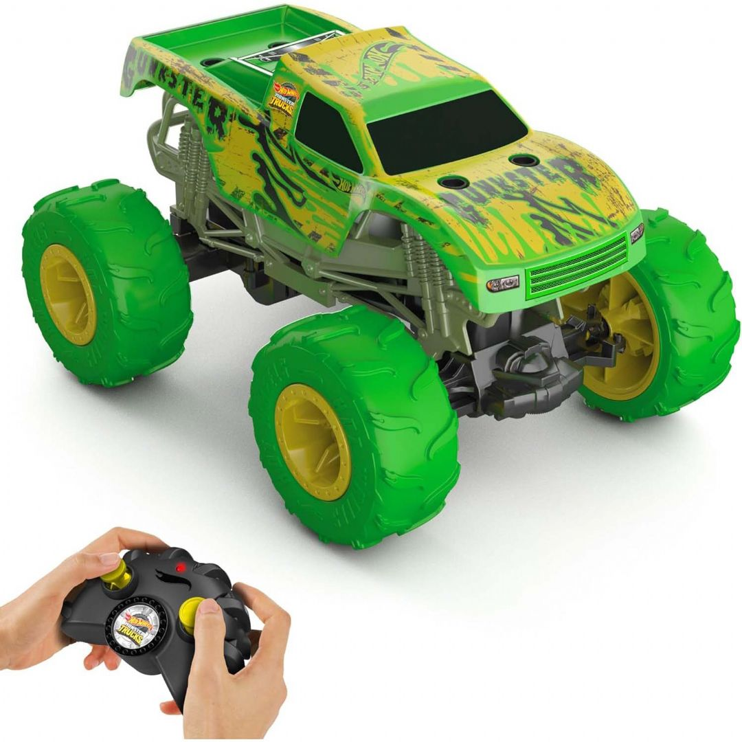 Hot Wheels Monster Trucks Gunkster RC Hot Wheels radiostyrte biler HTP15