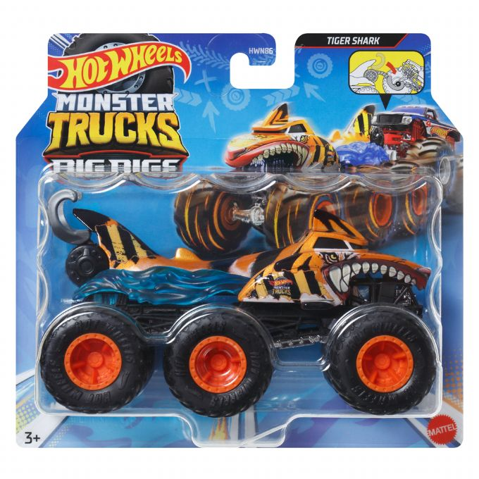 Hot Wheels Monster Truck Tiger Shark version 2