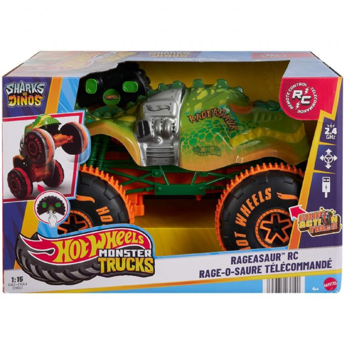 Hot Wheels Monster Trucks RC Rageasaur version 2