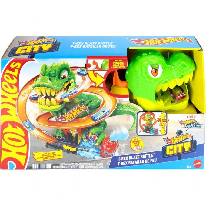 Hot Wheels City T-Rex Brandstation version 2