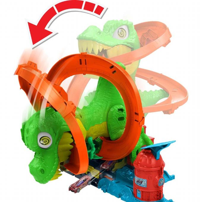 Hot Wheels City T-Rex Brandstation version 3