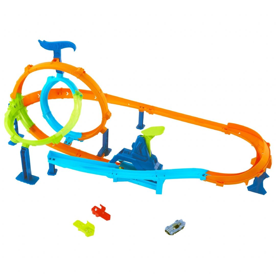 Hot Wheels Stunt Tracks Dobbelt Loop