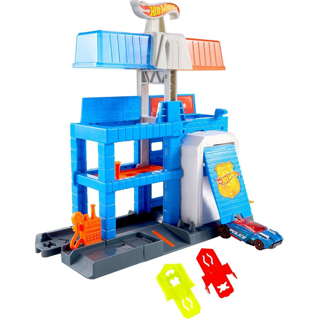 Hot Wheels Downtown Politi Tårn